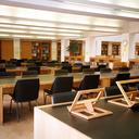 english faculty library row of desks